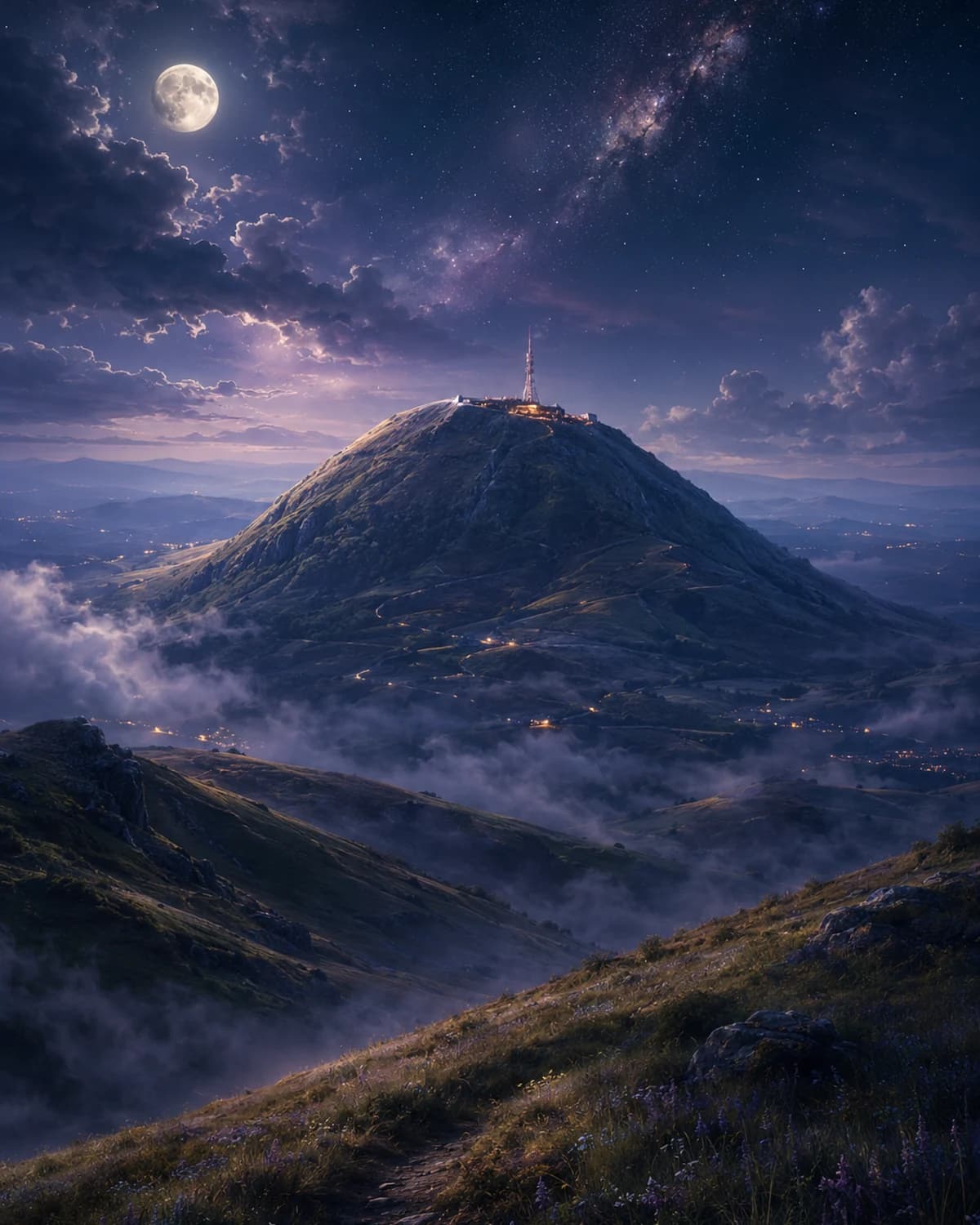 Le Puy de Dôme, volcan endormi de la chaîne des Puys