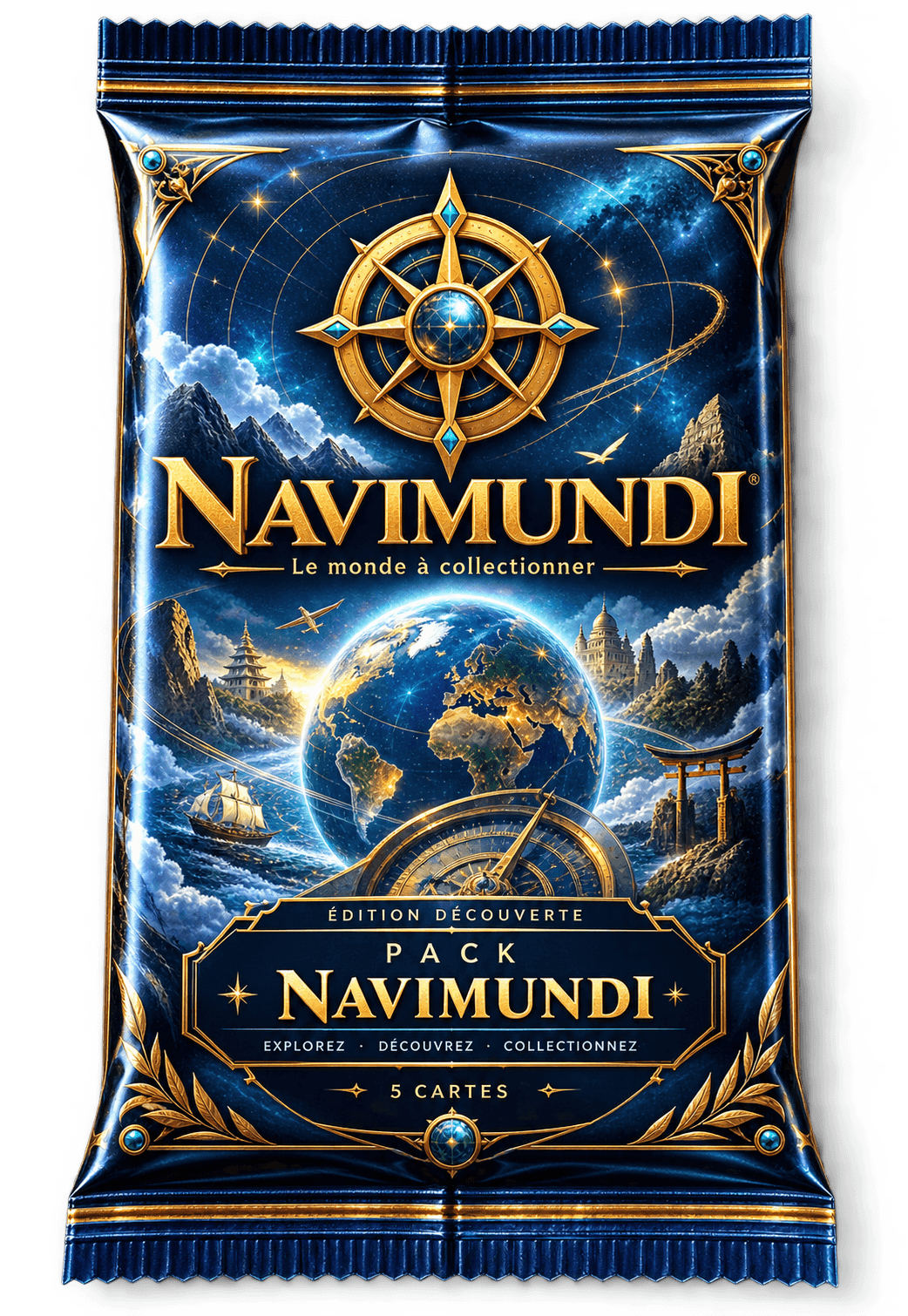Sachet Navimundi — Pack Découverte, 5 cartes